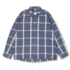 Nanamica Flannel PALAKA Check Shirt - Navy