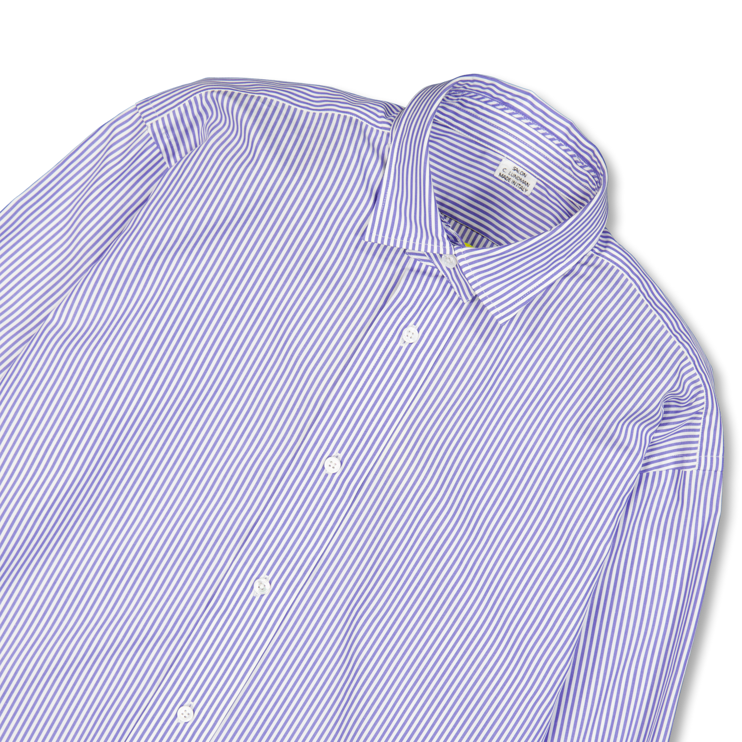 Salon C. Lundman Double Collar Shirt Light Blue | Nitty Gritty