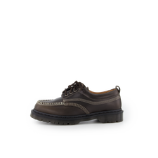 Dr. Martens Lowell Leather Moc Toe Shoe - Olive Orleans