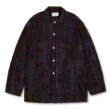 Nitty Gritty® Worldwide Overdyed Patchwork Shirt - Charcoal