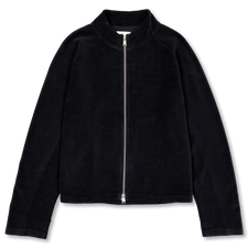 mfpen Leisure Zip Up - Black Jersey Cord