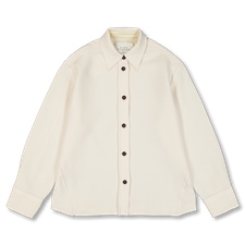 Studio Nicholson Santini Shirt Double Wool - Sable Chalk
