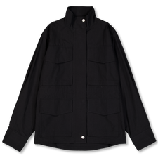 Studio Nicholson Vista Jacket Typewriter Cotton - Washed Black