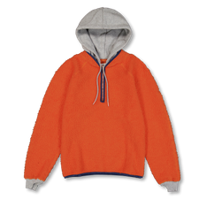 Stockholm (Surfboard) Club Farm Wool Pile Hoodie - Orange