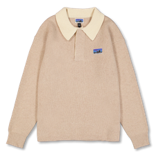 Patagonia Recycled Wool Blend Rugby Sweater - Seabird Grey