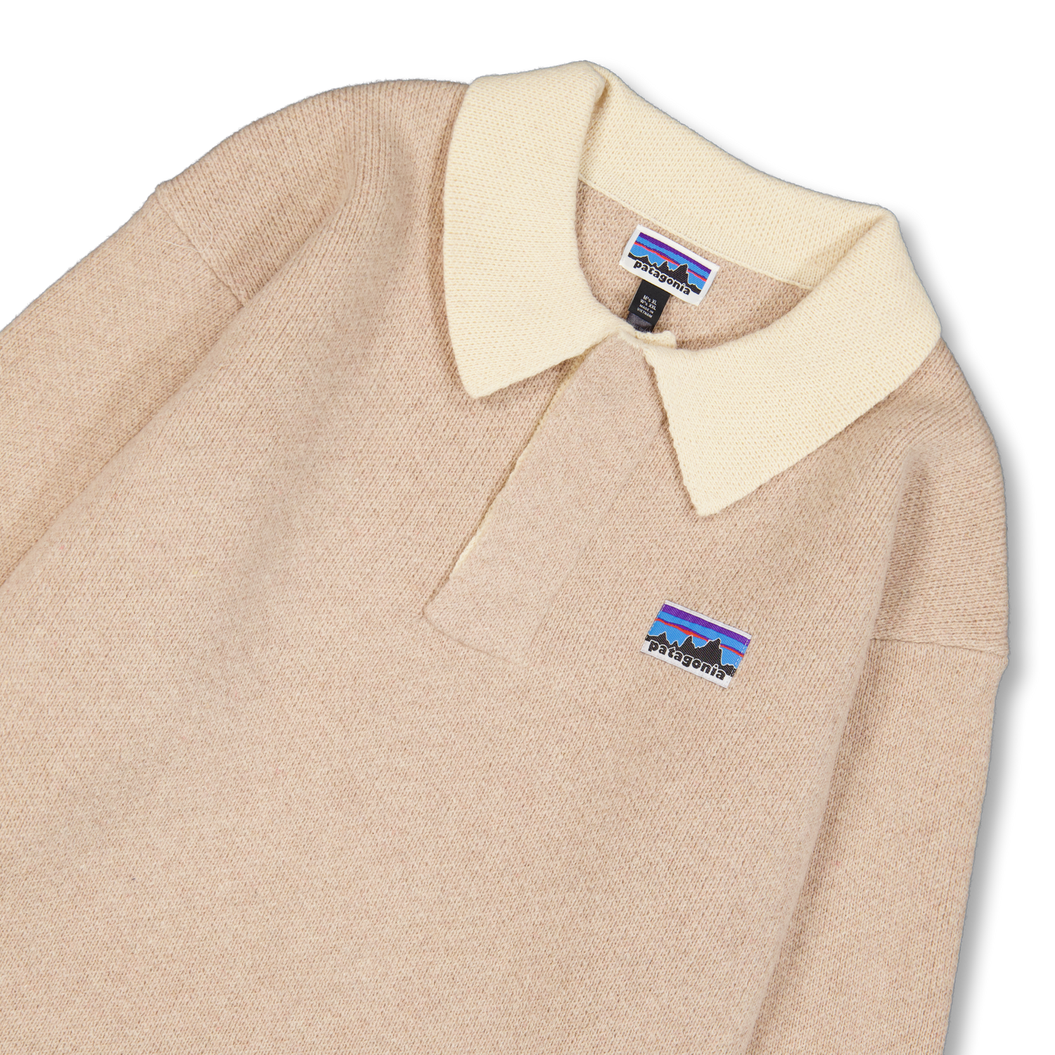 Recycled Wool Blend Rugby Sweater