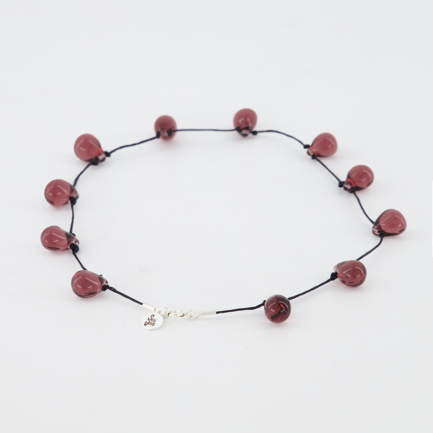 Sisi Joia NOUE Necklace Purple / Black Cord | Nitty Gritty
