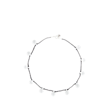 Sisi Joia NOUE Necklace - Clear / Black Cord
