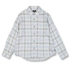 Stüssy Matthew Plaid Shirt Sd - Light Blue