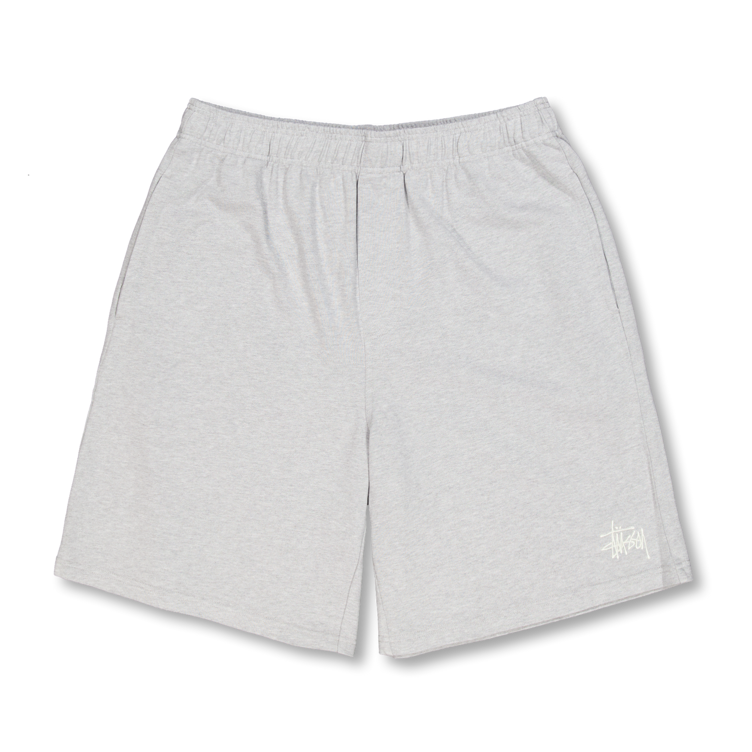 Stüssy Jersey Short Grey Heather | Nitty Gritty