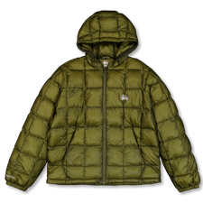 Stüssy Midweight Hooded Puffer - Olive