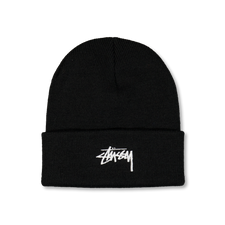 Stüssy Stock Cuff Beanie - Black