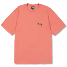 Stüssy Serpent Pig. Dyed Tee - Sherbert