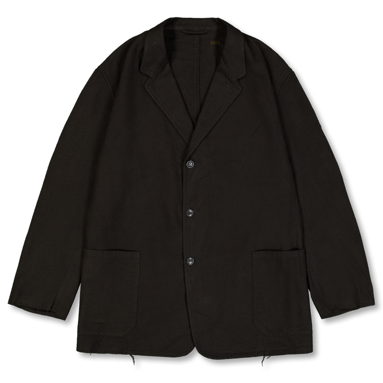 83,500【COMOLI】 Cotton Nyron Hooded Coat COMOLI Cotton silk hooded coat, Brown – Navyblue