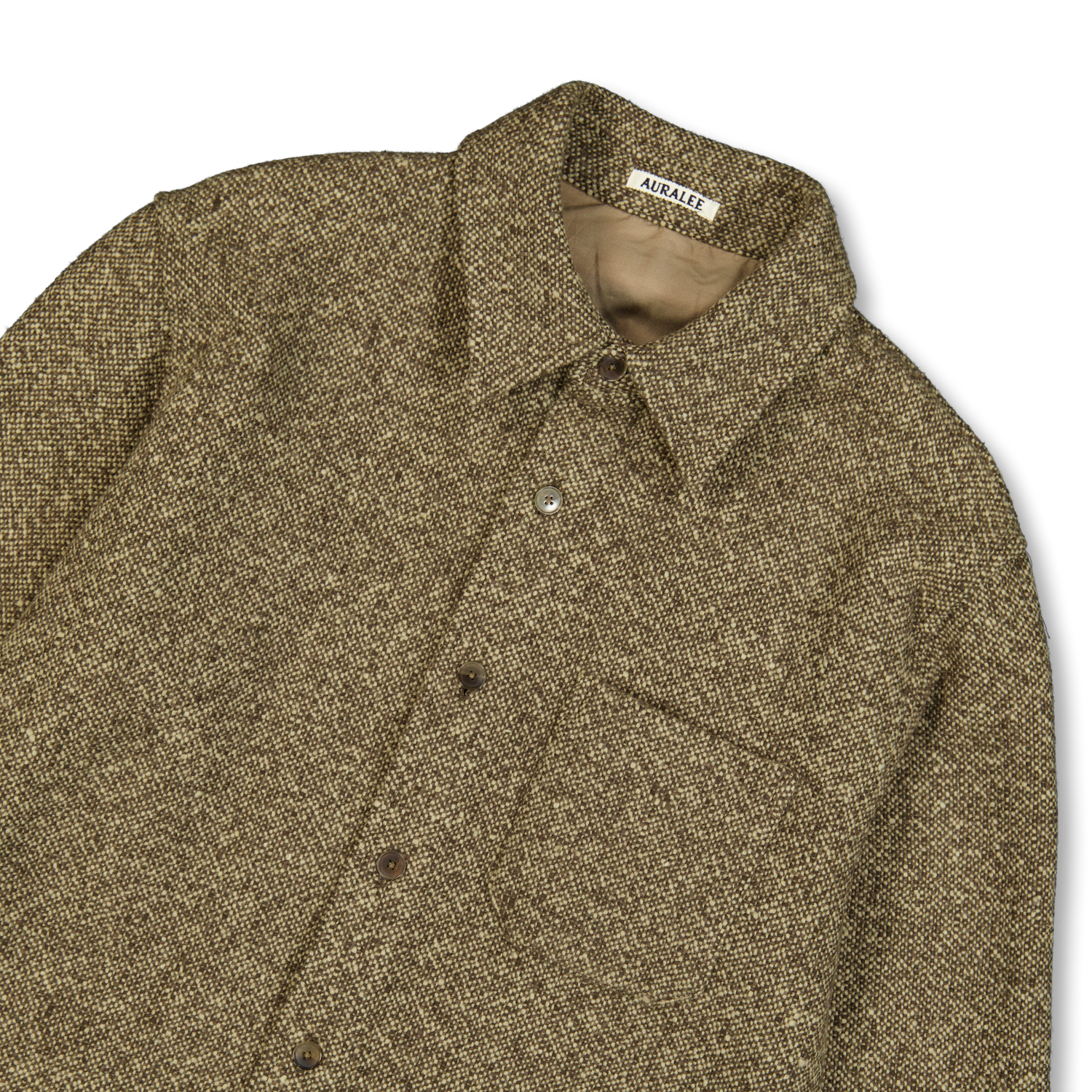 Homespun Tweed Shirt Blouson