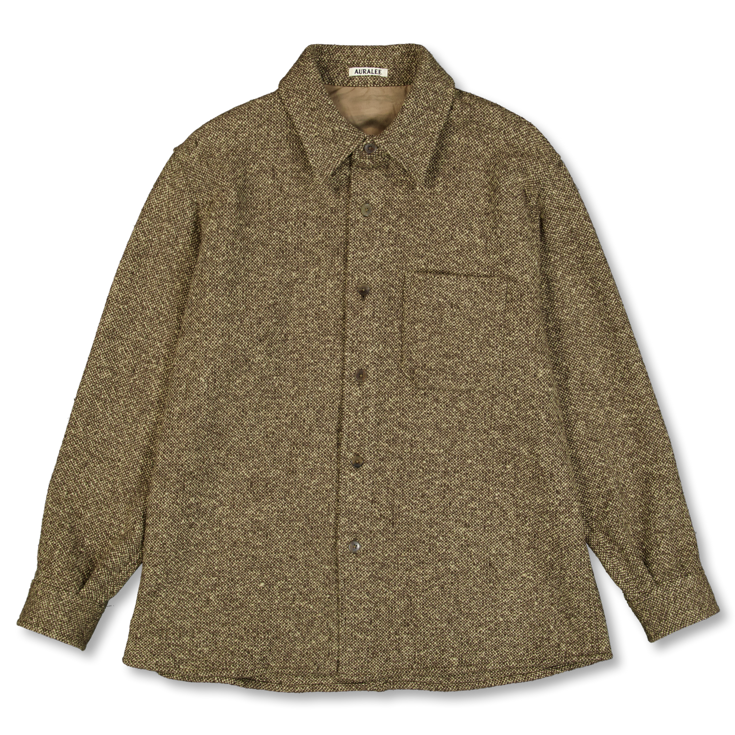 Homespun Tweed Shirt Blouson