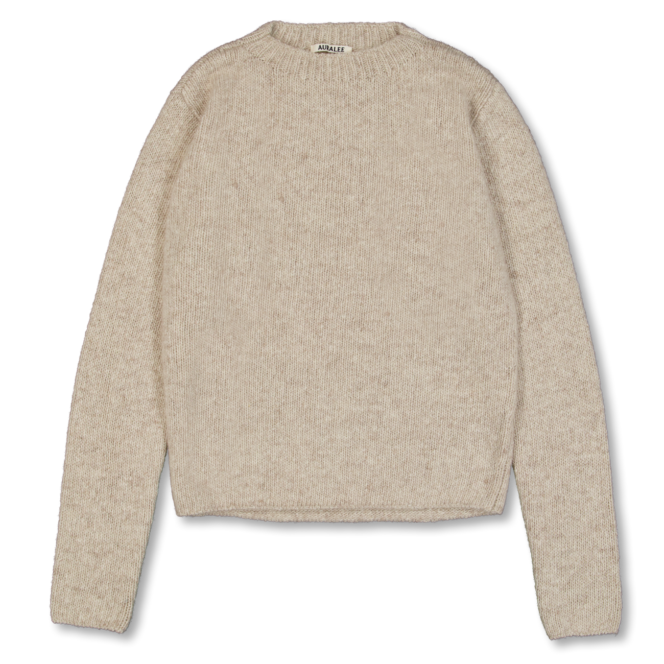 人気☆AURALEE WOOL CASHMERE HIGH GAUGE KNIT Cashmere Melange Knit P/O