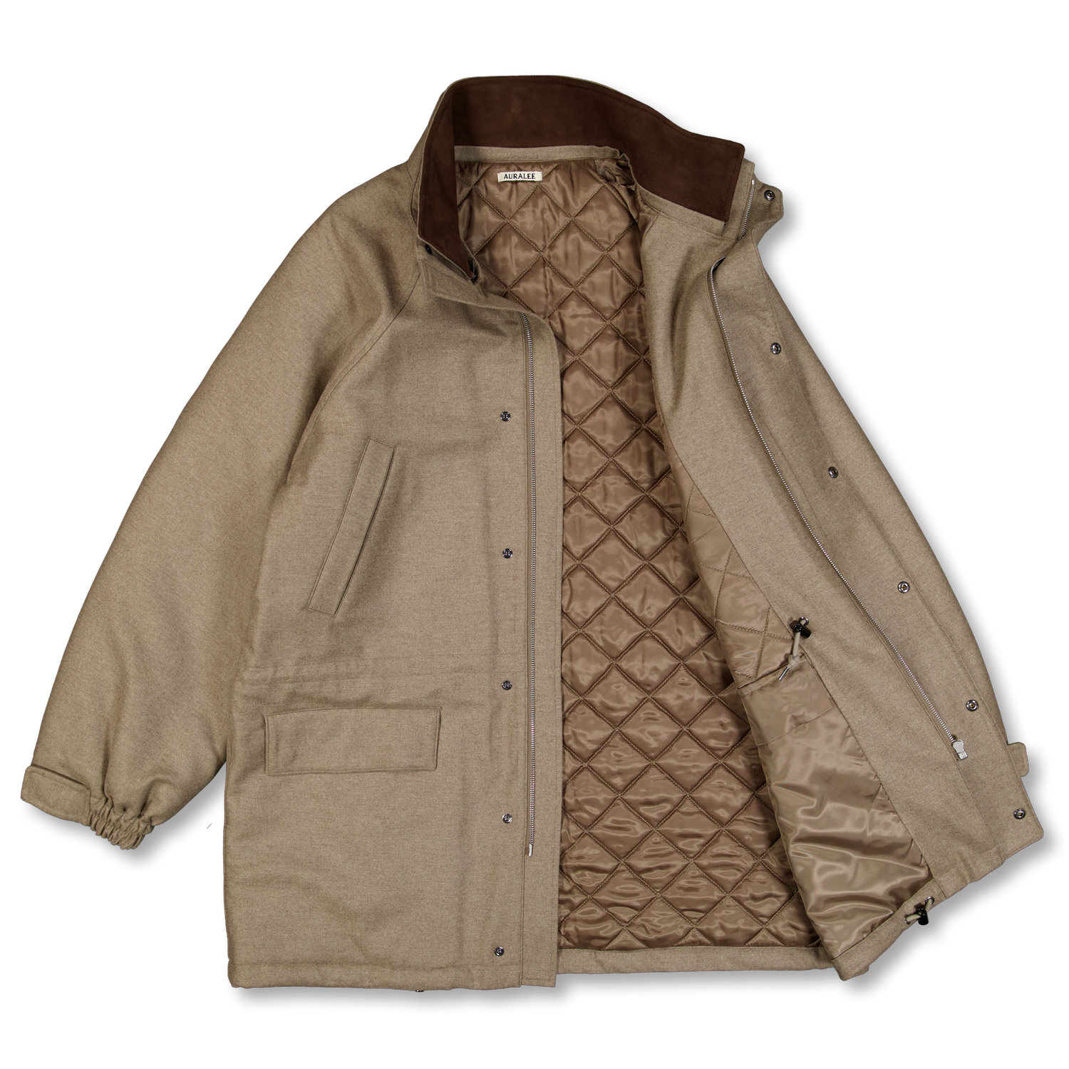 AURALEE 20aw wool flannel setup 3（ベージュ） AURALEE 20aw wool flannel setup 3（ベージュ） Wool Fulling Flannel