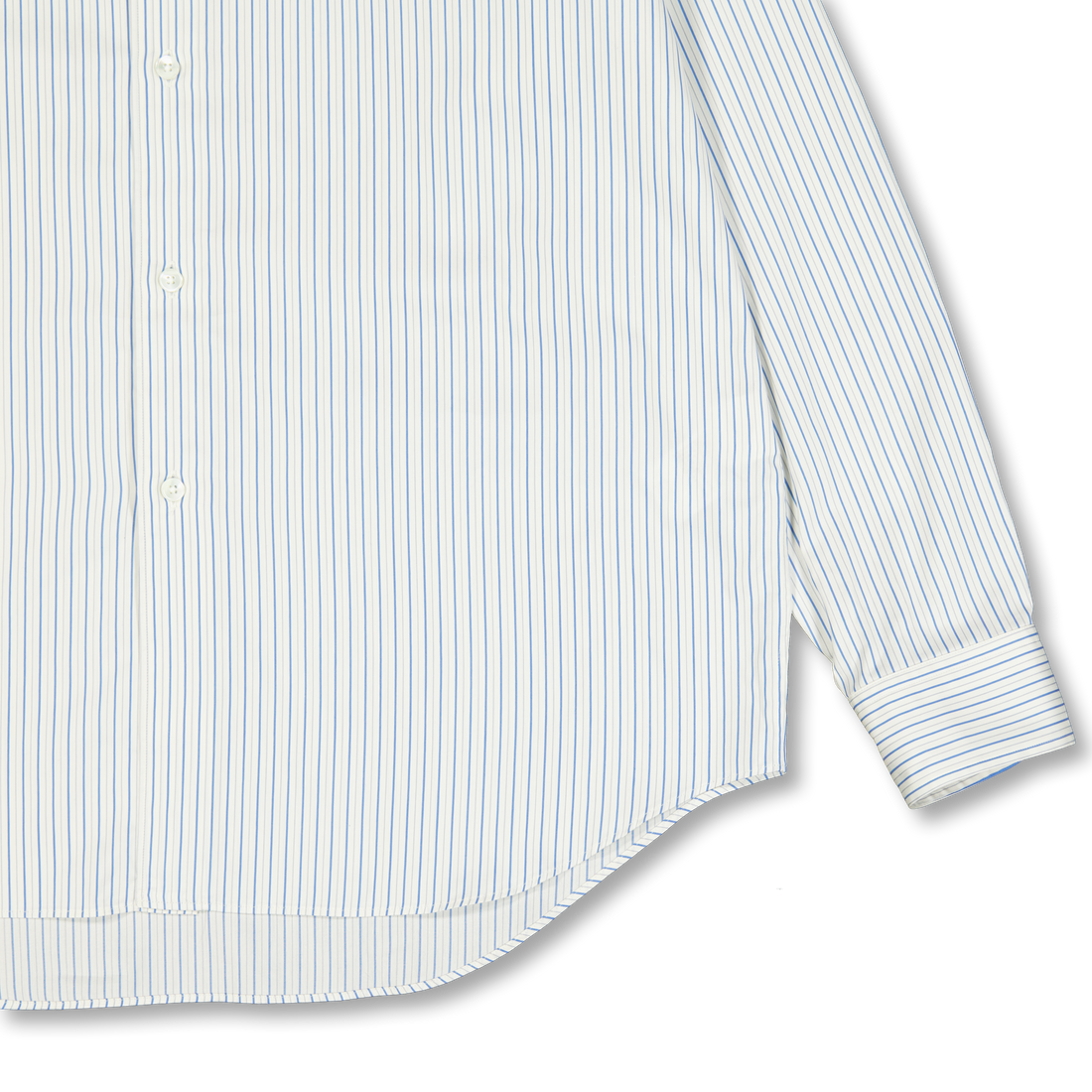 Cotton Silk Stripe Shirt