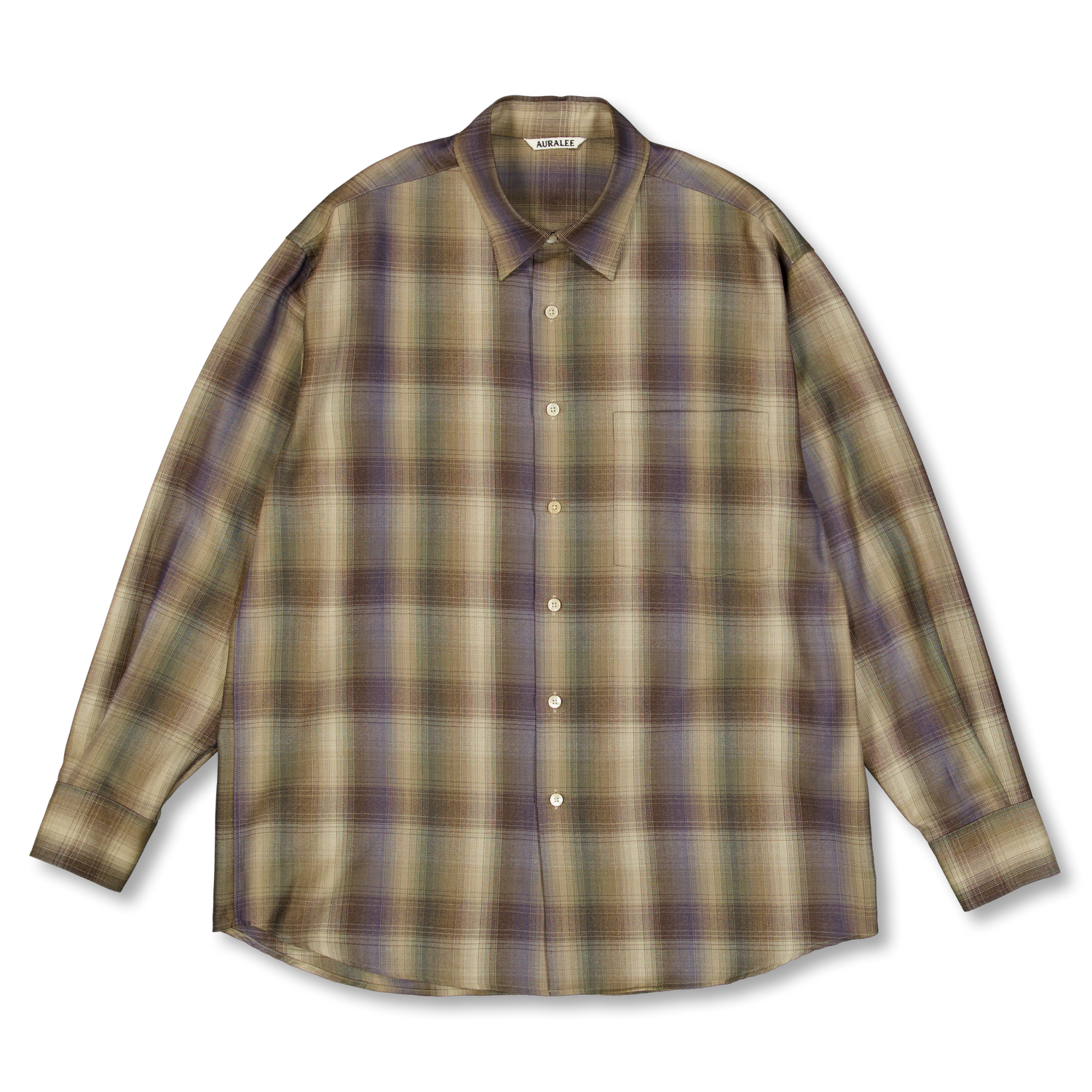 Super Light Wool Check Shirt