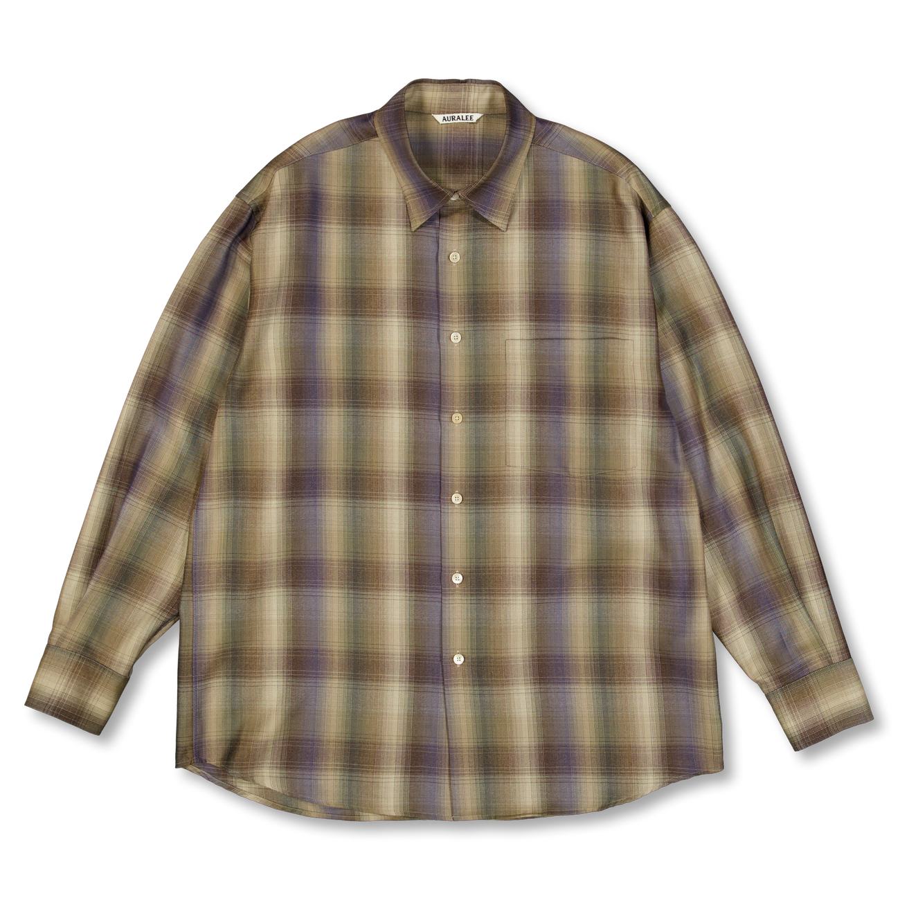 【24AW】SUPER LIGHT WOOL CHECK SHIRT サイズ3 Super Light Wool Check Shirt