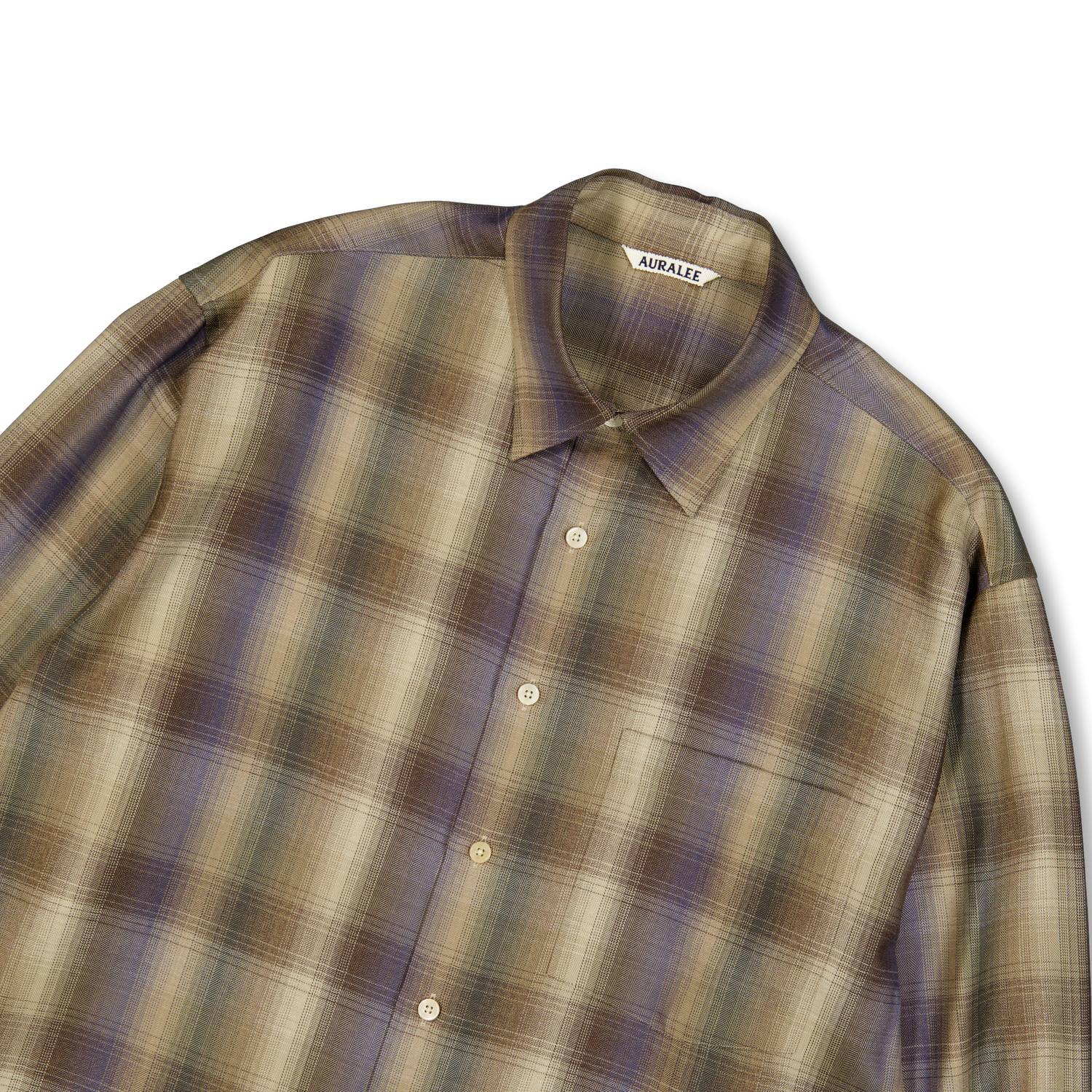 Super Light Wool Check Shirt