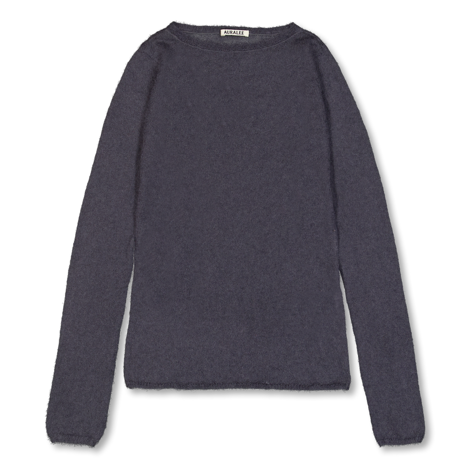 【AURALEE】 23SS KID MOHAIR SHEER KNIT P/ 33206_5d8c37b788-kid-mohair-