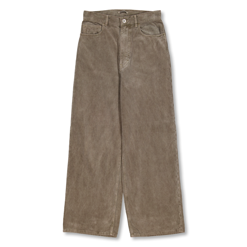 Pigment Dyed Finx Corduroy Wide 5P Pants