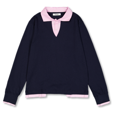 Gimaguas Luis LS Polo - Navy/Pink