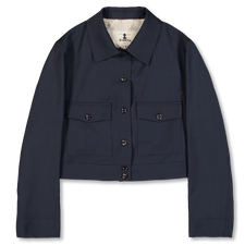 Barena Venezia Overshirt Angelina Tropical Woven - Ardesia