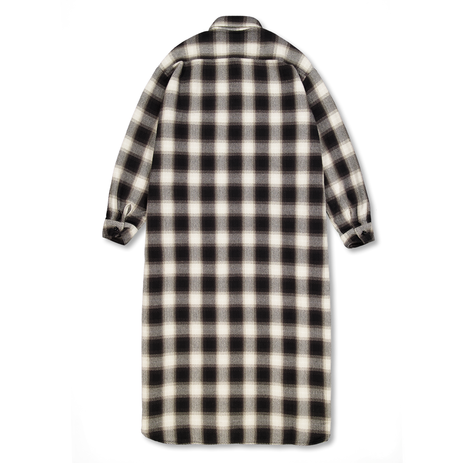 orSlow Pullover Flannel Dress Black Check | Nitty Gritty
