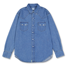 orSlow Denim Western Shirt Used Wash - Denim Used