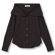 Our Legacy Kaonashi Shirt - Black Faux Lumberjack Check