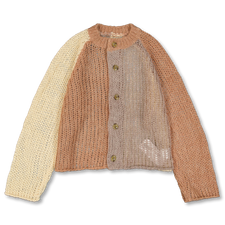 BEAMS BOY Mohair Crazy Cardigan - Ivory