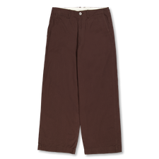 BEAMS BOY Wide Chino Pants - Brown