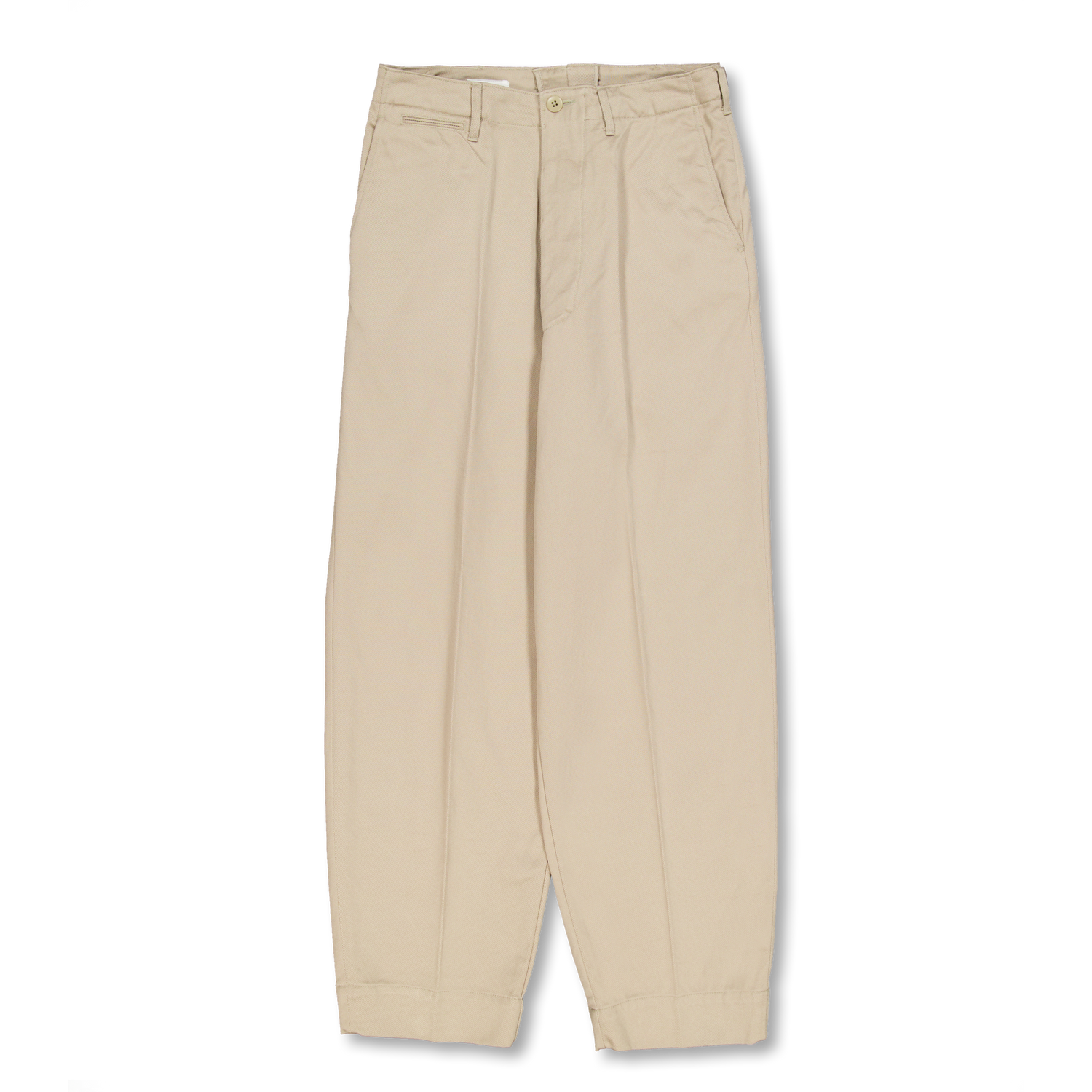 Kaptain Sunshine Cotton Drill Wide Military Khakis Khaki | Nitty