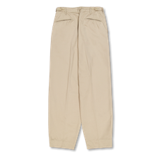 Kaptain Sunshine Cotton Drill Wide Military Khakis Khaki | Nitty