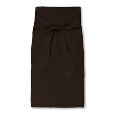 Lemaire Trompe L'Oeil Skirt - Dark Cacao