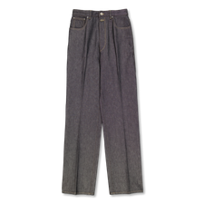 Lemaire High Waisted Straight Pants - Slate