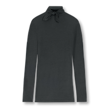 Lemaire Foulard Top With Patches - Coal