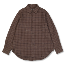 Evan Kinori                                        Big Shirt Two - Brown/Beige/Navy