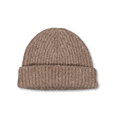 Evan Kinori                                        Knit Hat - Light Brown