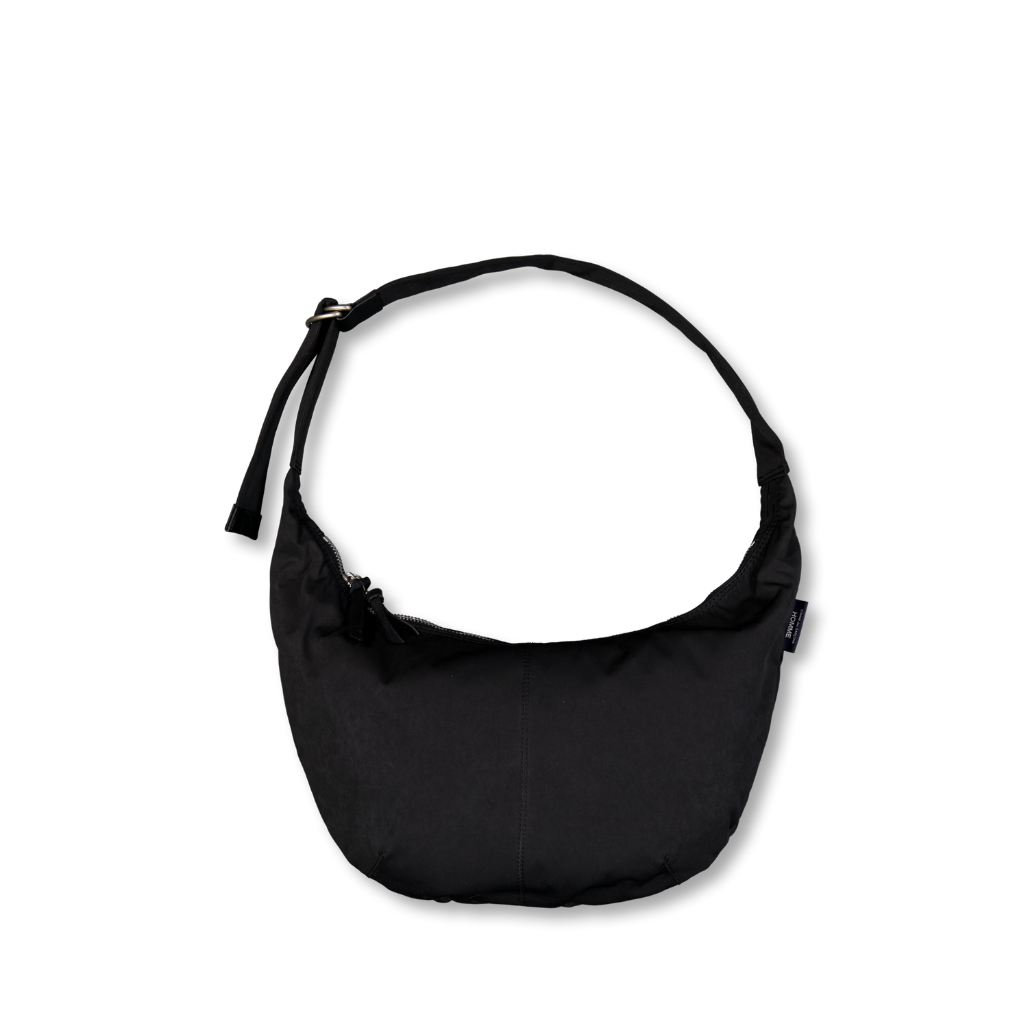 Comme des Garçons Homme Nylon Zip Shoulder Bag Black | Nitty Gritty