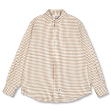 Nitty Gritty® Worldwide Checked Cotton/Wool Shirt - Beige