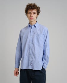 Nitty Gritty® Worldwide Striped Cotton Shirt - Blue