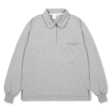 Nitty Gritty® Worldwide 8oz Zip Neck Jersey - Ash