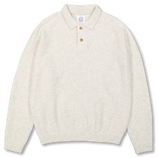 Nitty Gritty® Worldwide Knitted 2-Button Polo - Natural