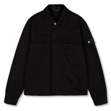 Stone Island Bull Denim-TC, Garment Dyed Jacket - Q100027 - Black