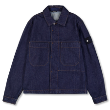 Stone Island Indigo Denim-Rinsed Jacket - Q100027 - Indigo