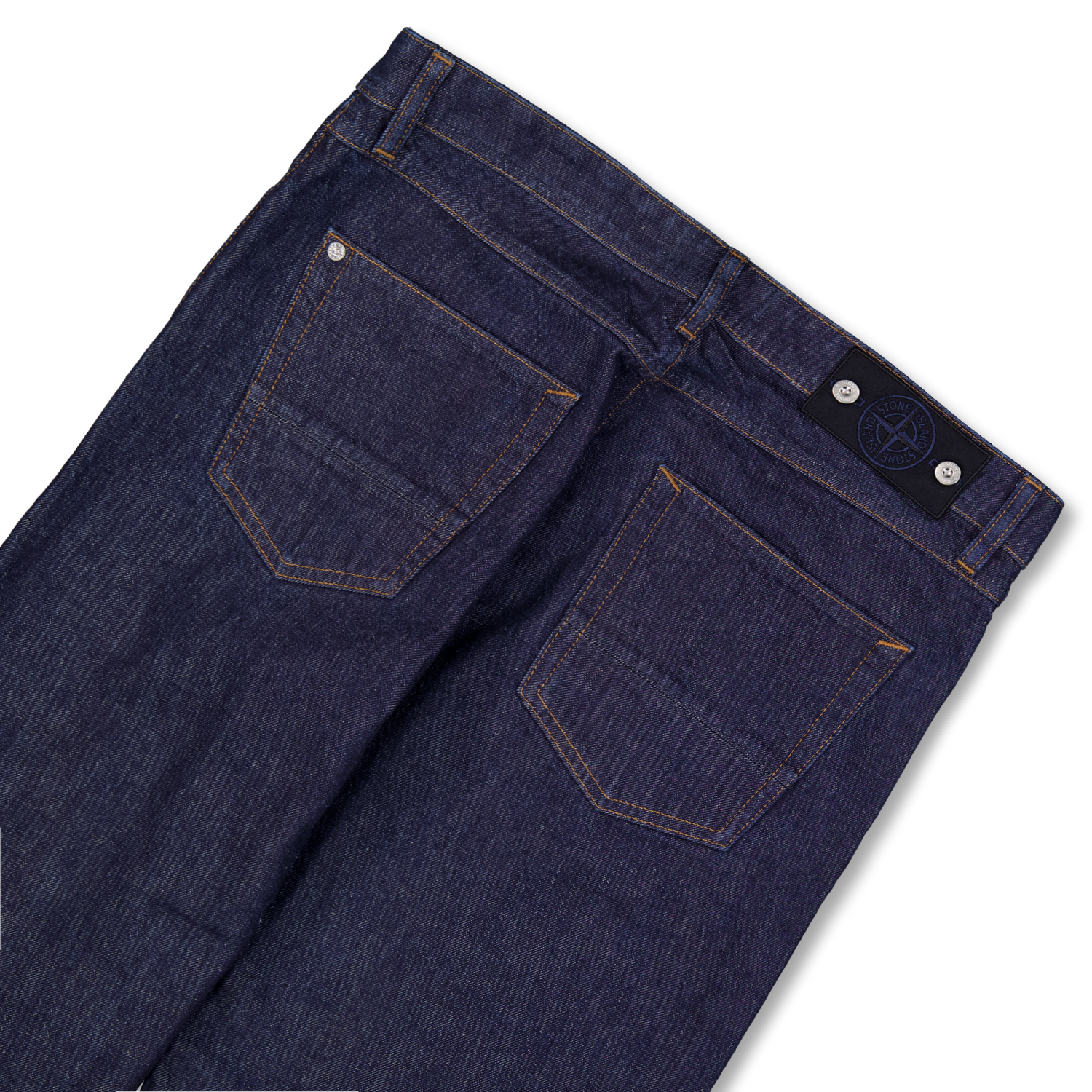 Stone Island 5 Pocket Pants Indigo Denim Rinsed Straight - J100005 